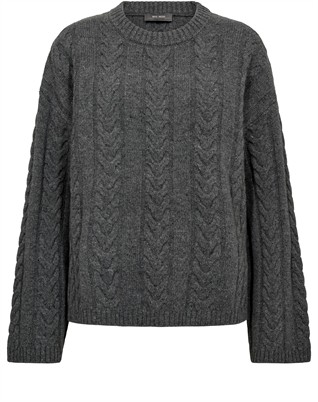 MMBryndis Crewneck Strik - Mockingbird